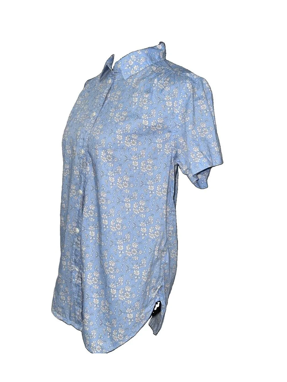 J.CREW Classic-Fit Cotton Short-Sleeve Shirt in Liberty® Capel Floral Blue-4